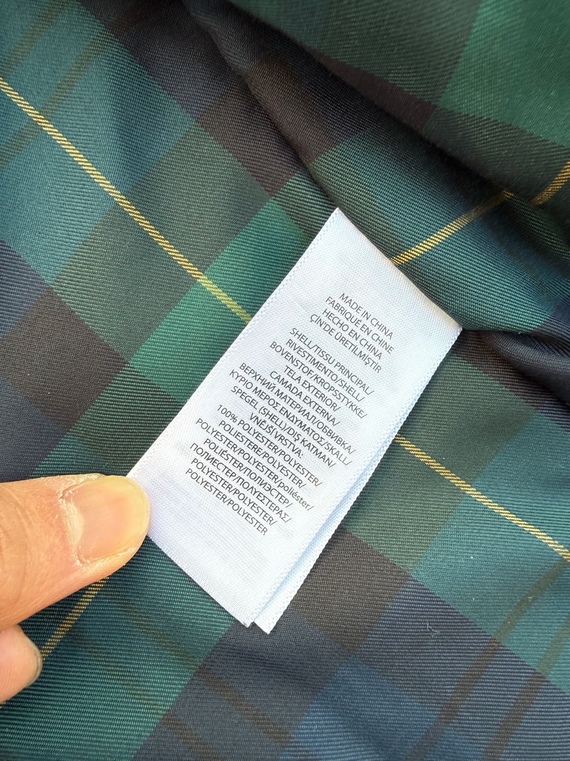 Polo Ralph Lauren 폴로 랄프로렌 타탄체크 안감 자켓 상품이미지5