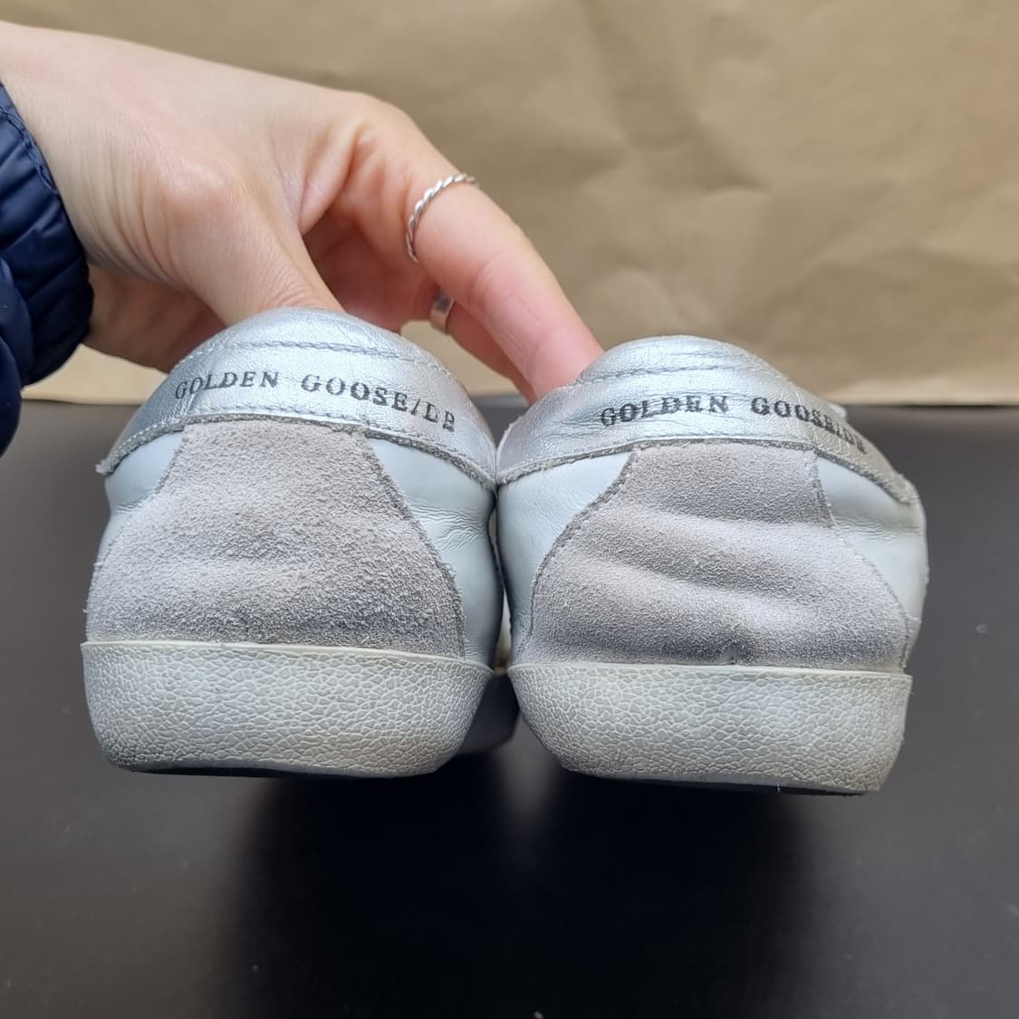 골든구스 슈퍼스타 실버탭 스니커즈 225 상품이미지4