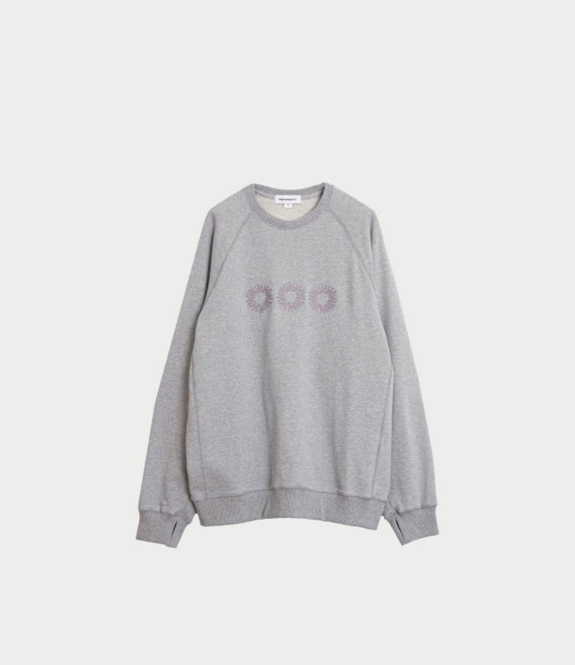 999휴머니티 맨투맨 멜란지 그레이 2 상품이미지1