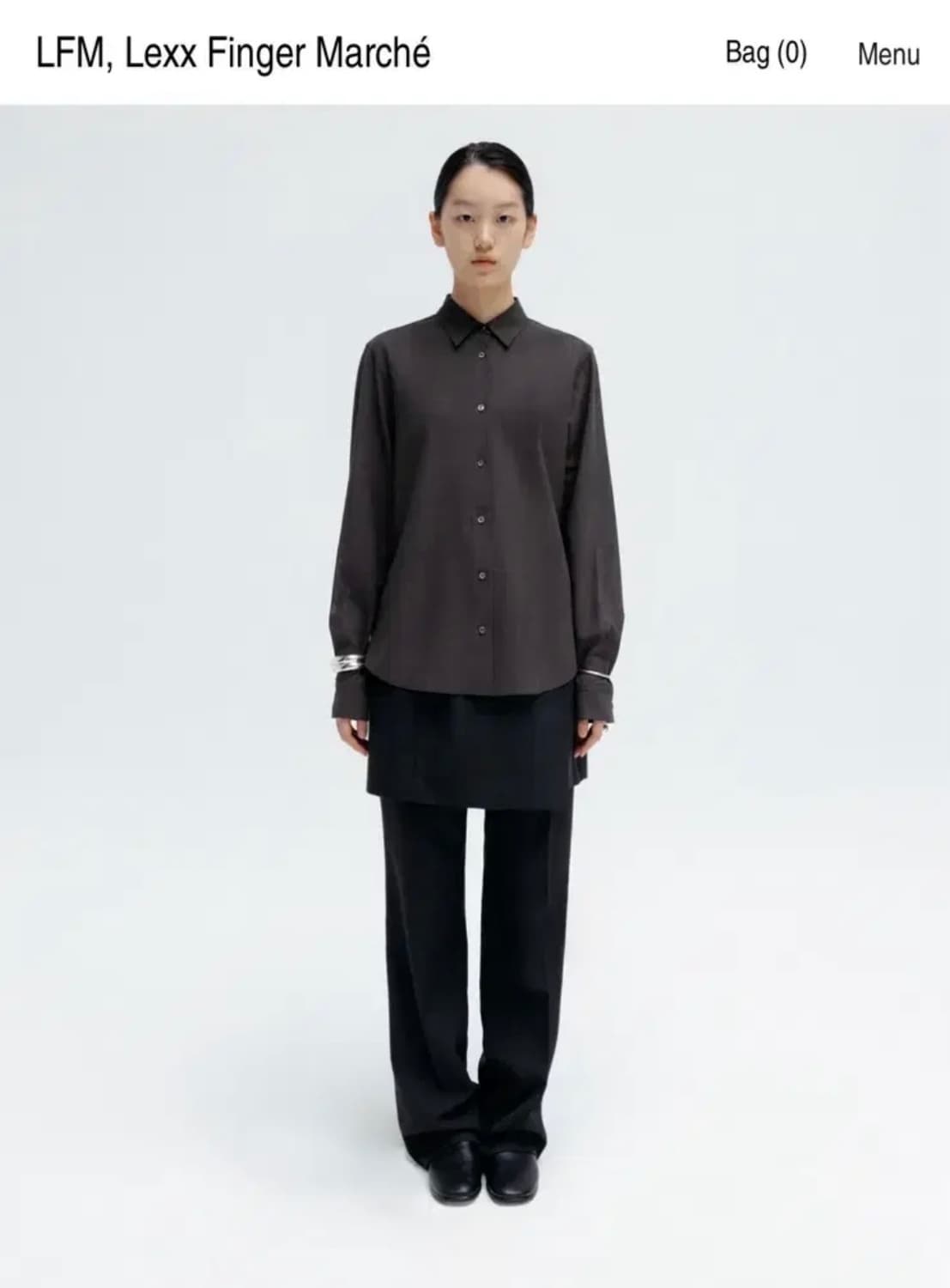 Lfm airy wool shirt 엘에프엠 셔츠 상품이미지2