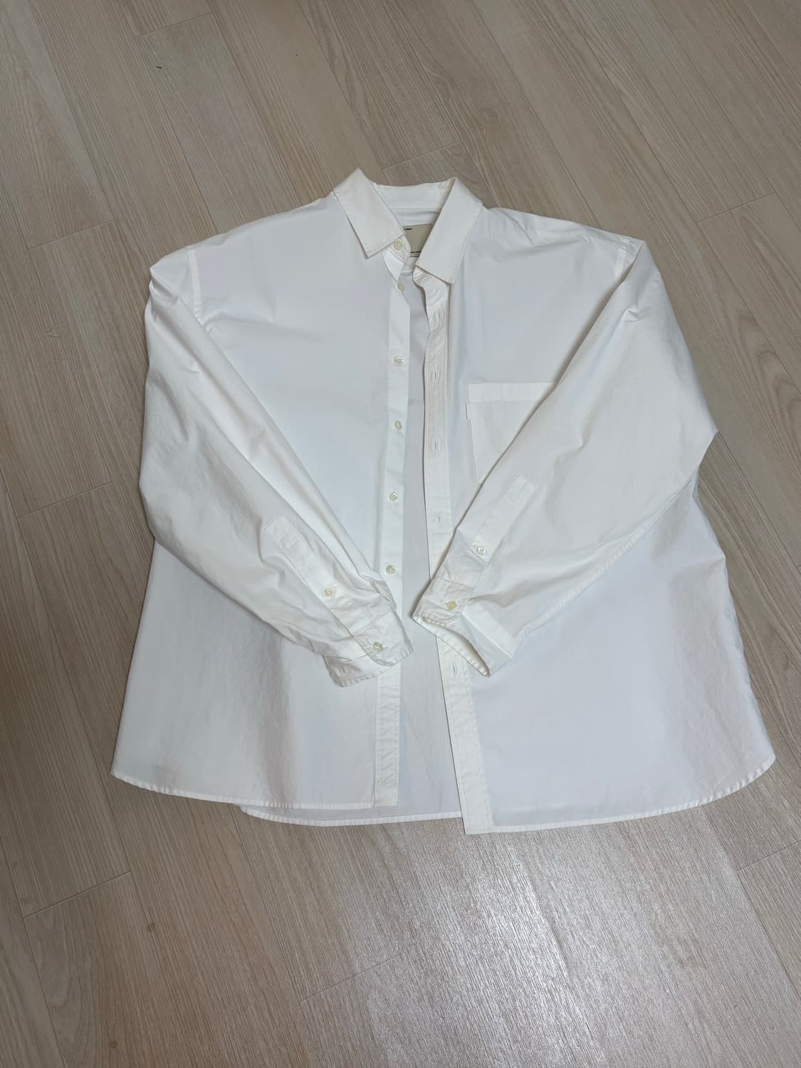 포터리 흰색 셔츠 3사이즈 상품이미지1