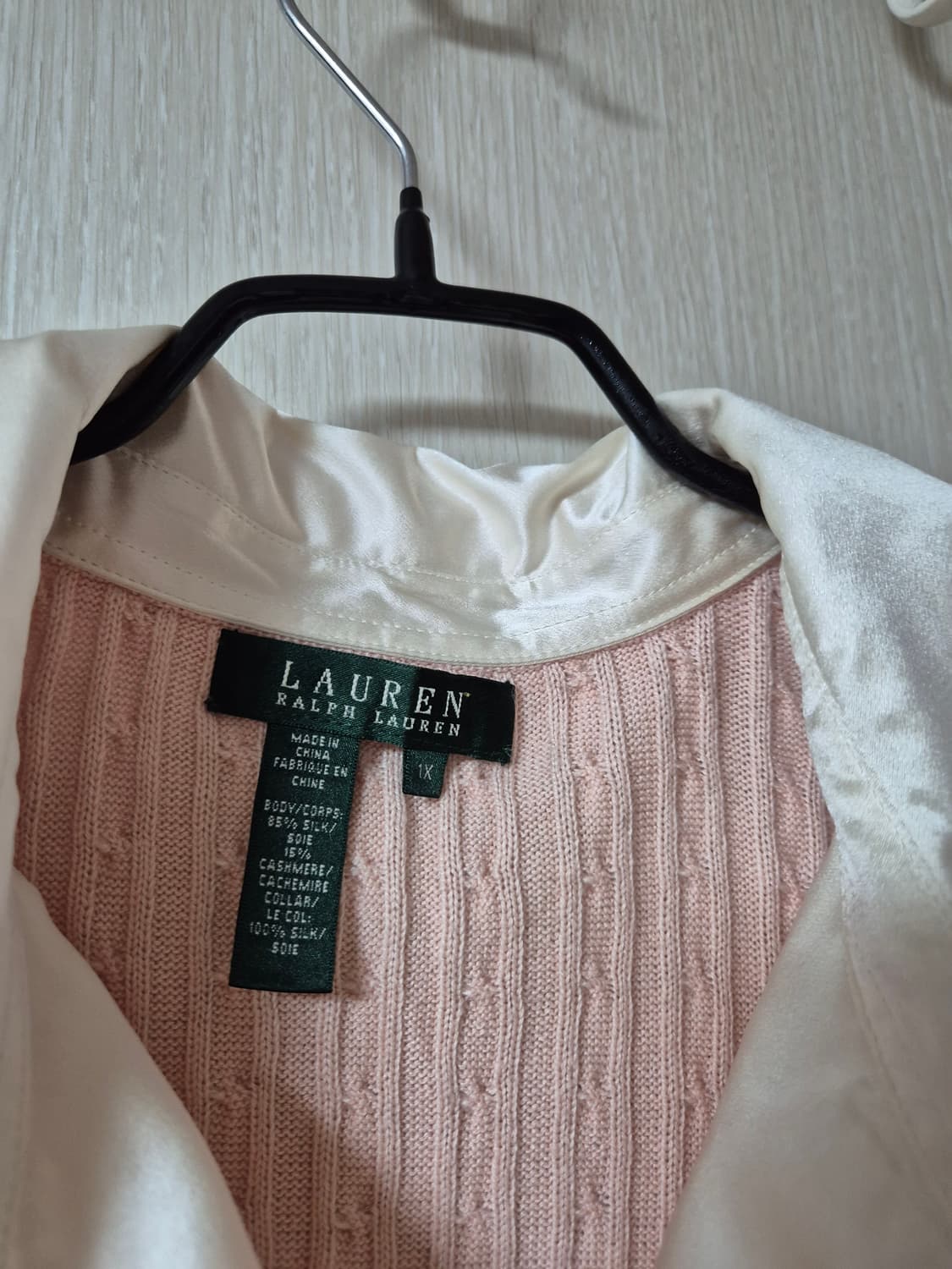 (새제품) 폴로 랄프로렌 케이블니트 실크 캐시미어  니트 77 상품이미지3