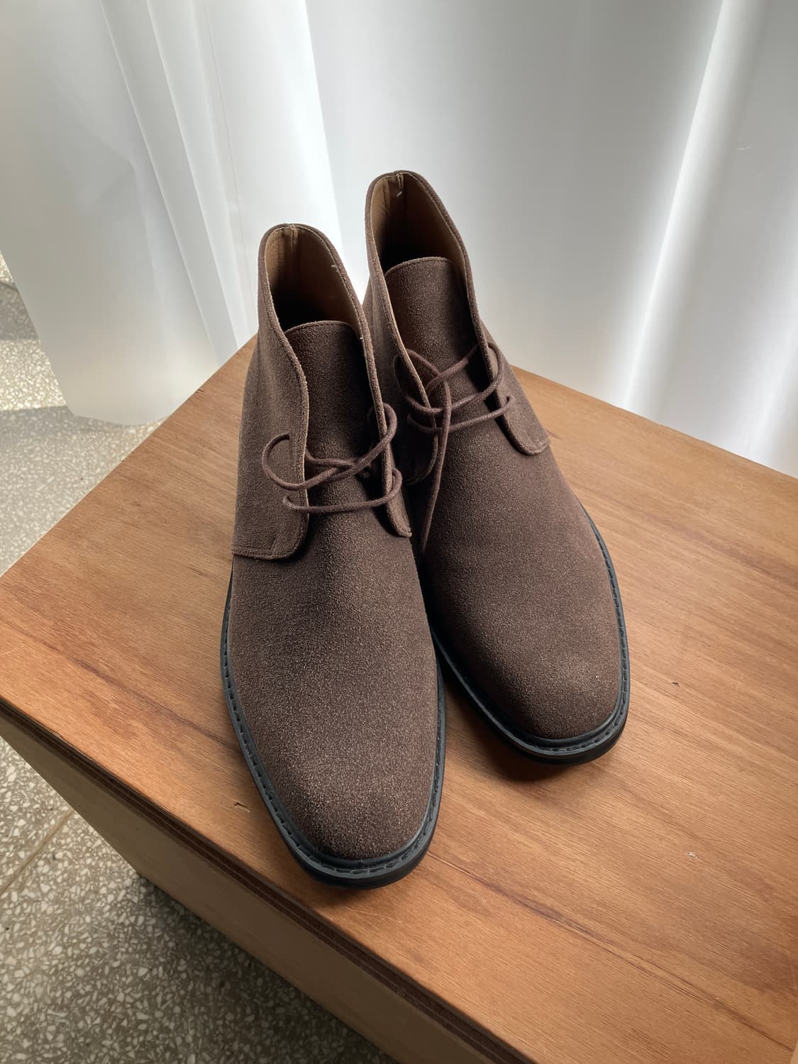 스웨이드 처카 부츠 모카브라운 280 상품이미지2