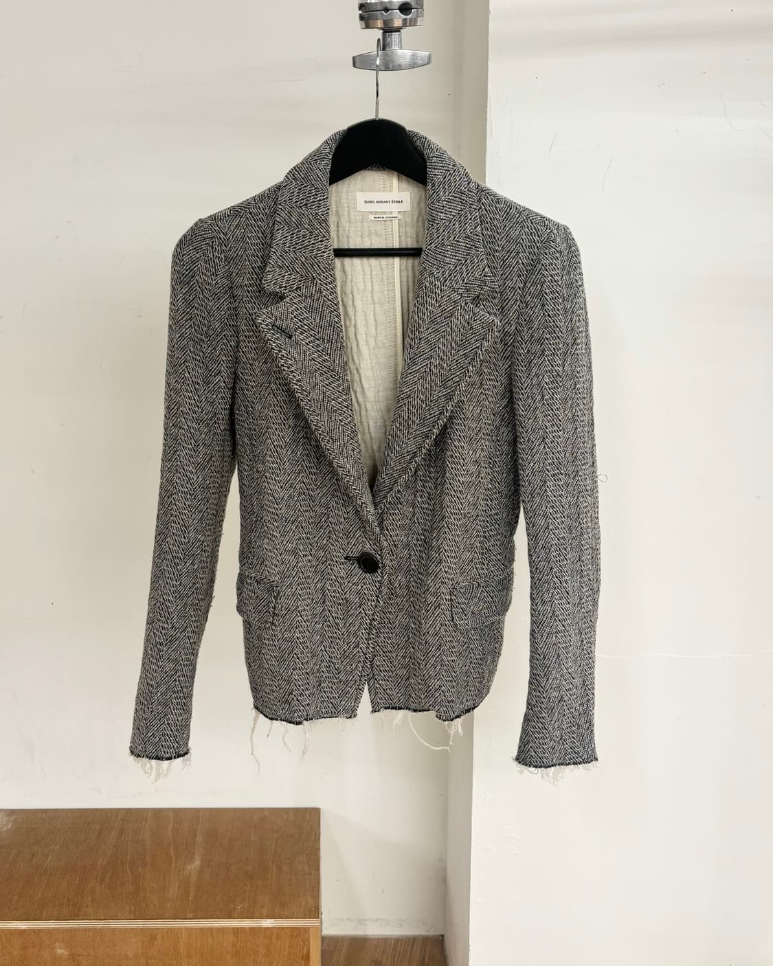 이자벨 마랑 그레이 헤링본 울 혼방 자켓 상품이미지1