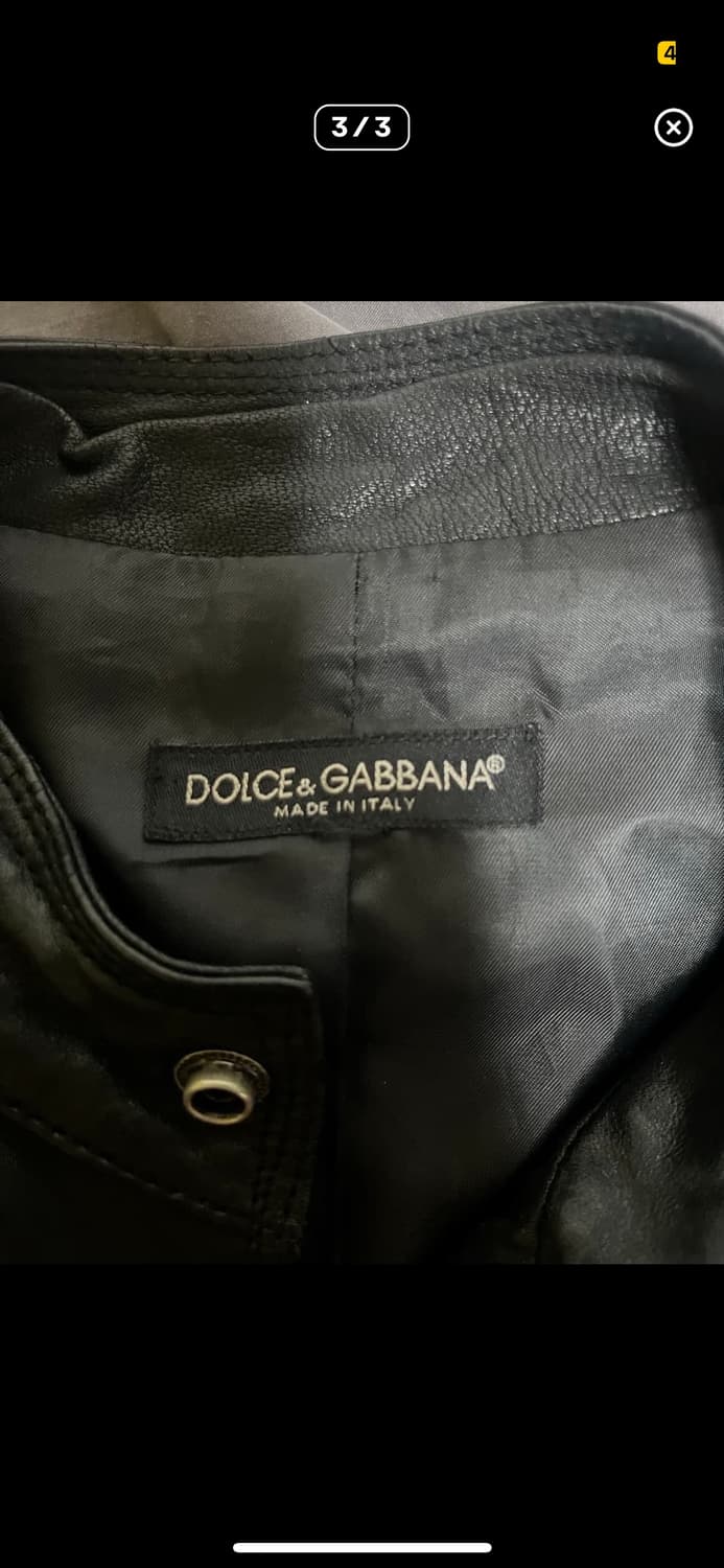 돌체앤가바나 레더자켓 상품이미지2