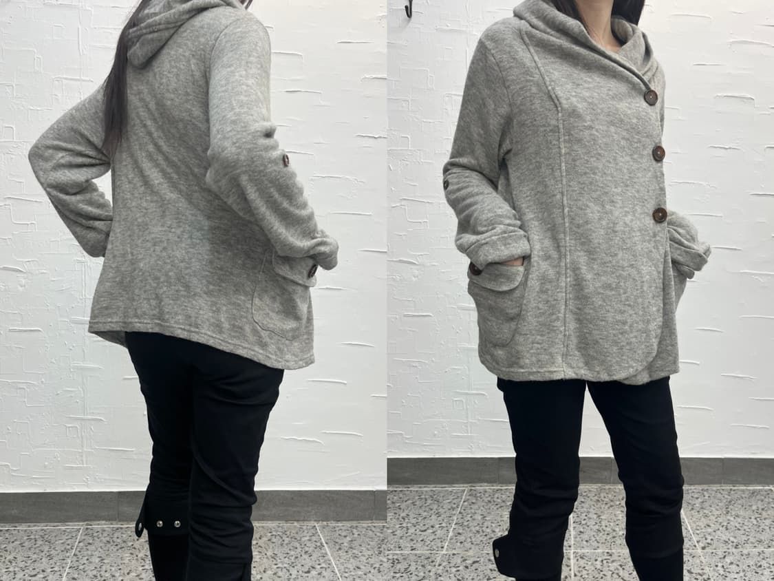 loose hoodie cardigan 상품이미지3