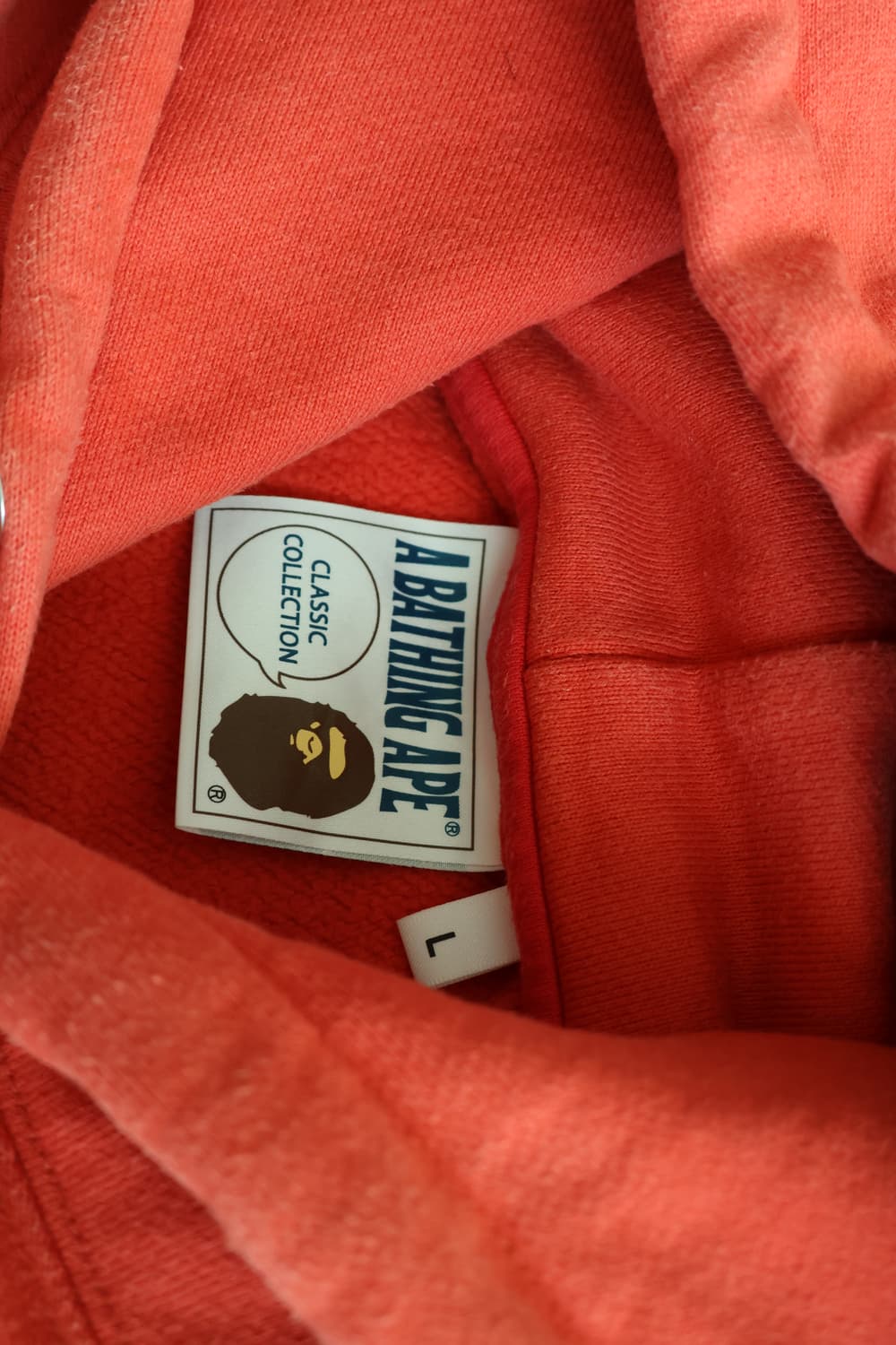 베이프 클래식 레드 후드  상품이미지5