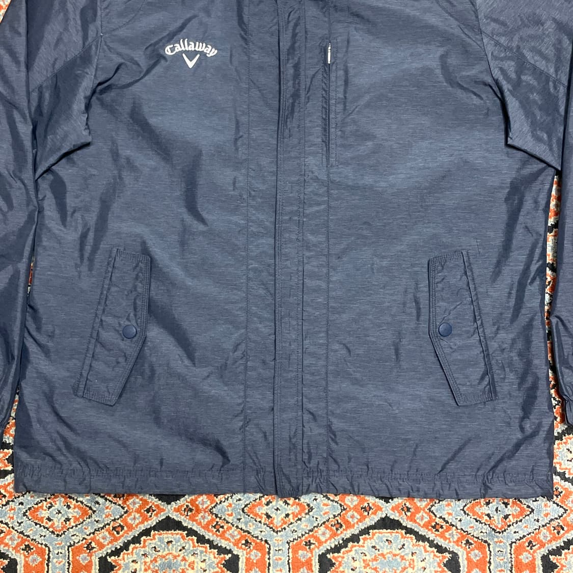 캘러웨이 네이비 바람막이 점퍼 남성L 상품이미지3