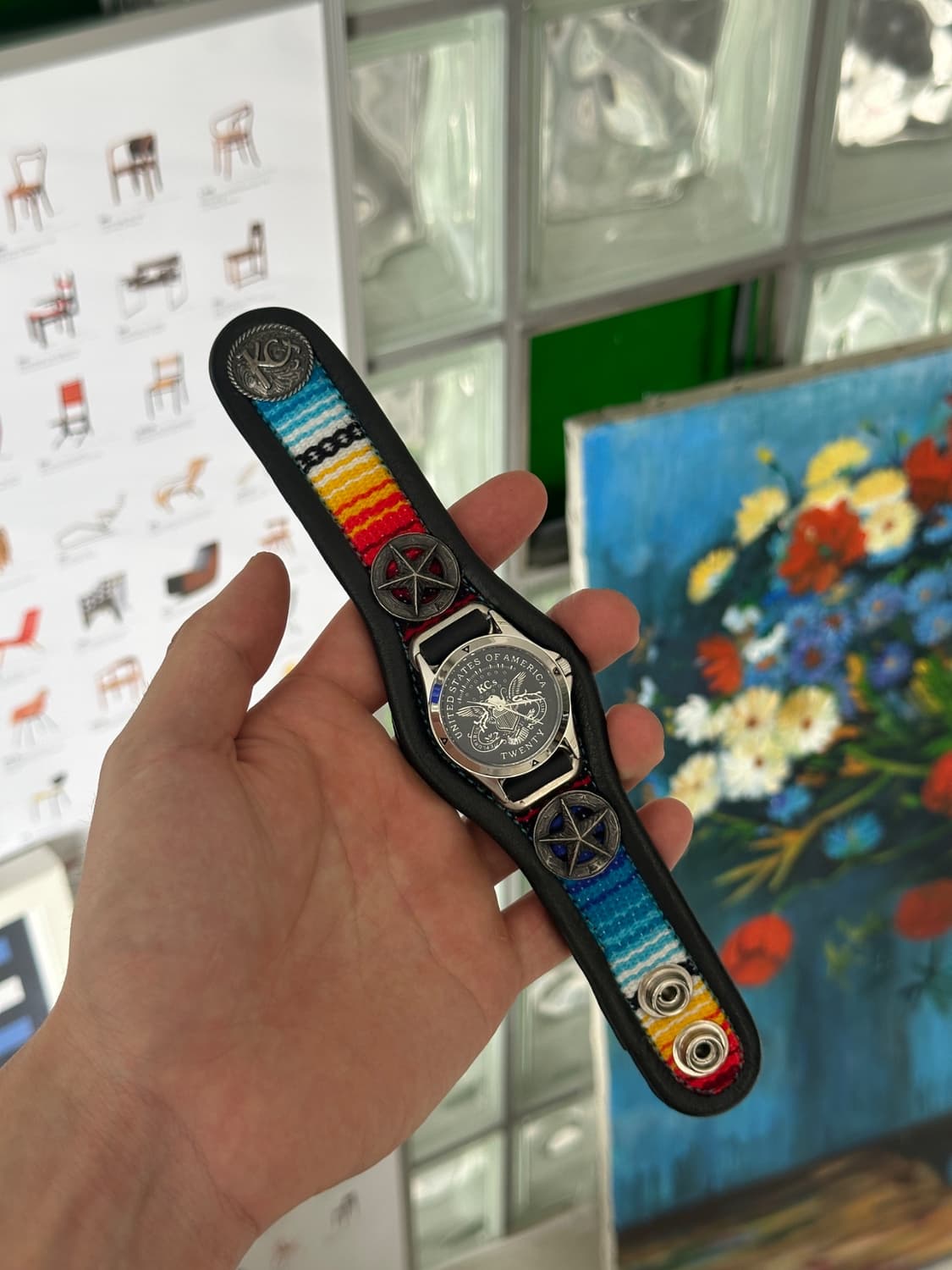 watch three concho inlay multi serape 상품이미지1