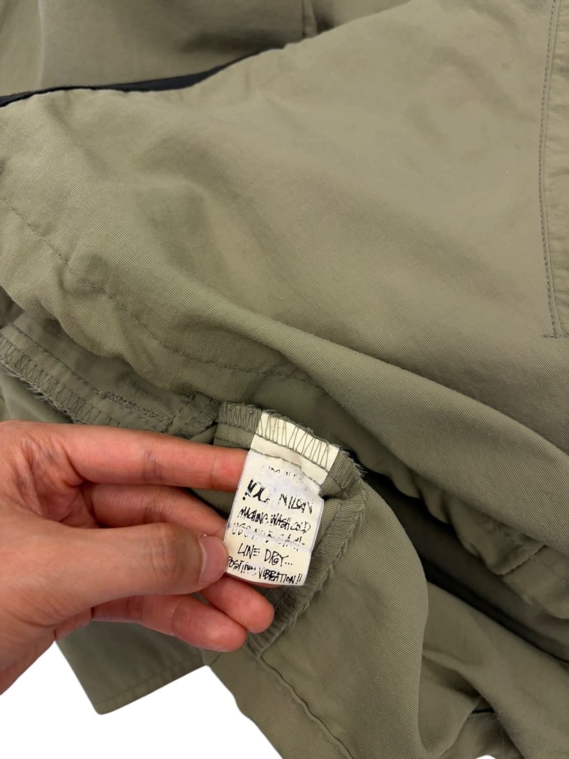 90년대 STUSSY gear 스투시 기어 자켓 카키올리브 (L) 상품이미지9