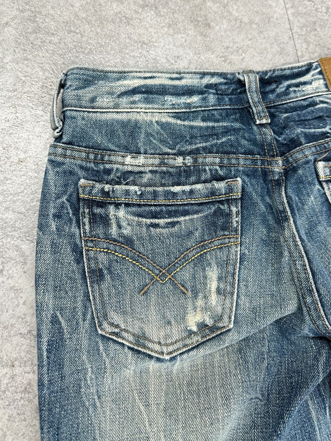 DESII GIRL high waisted flare denim jean 상품이미지6