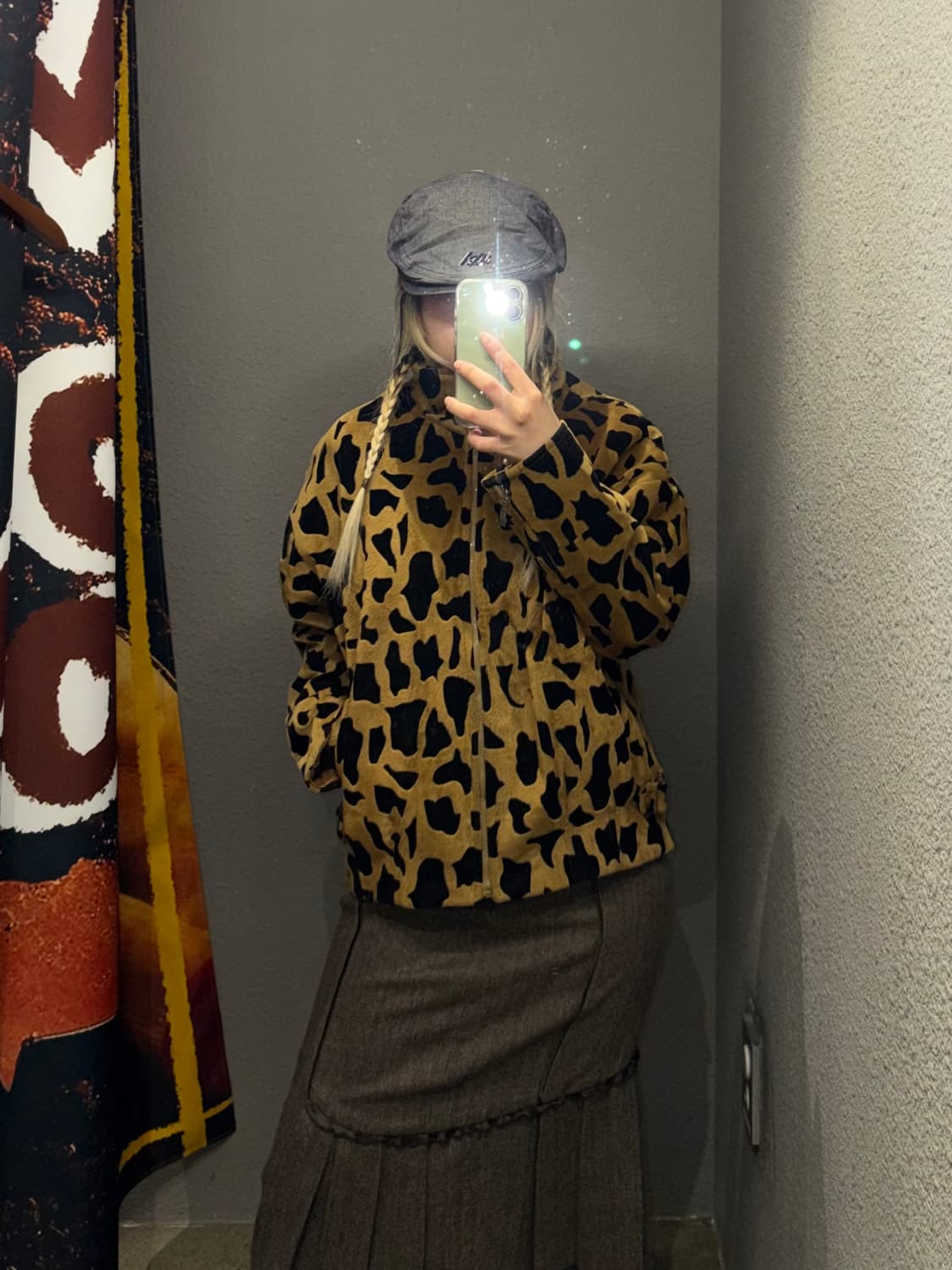 빈티지 디테일 패턴 자켓 상품이미지2