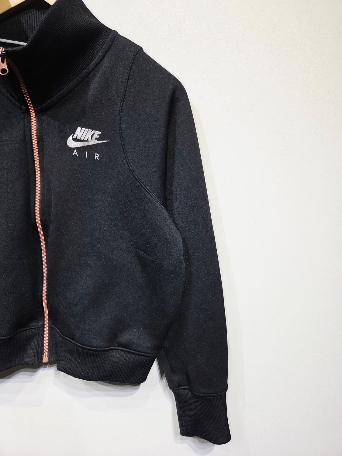 나이키 에어 블랙 여성 크롭 트랙탑 져지_M 상품이미지4