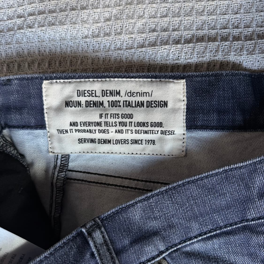 디젤 데님 워싱 팬츠 상품이미지4