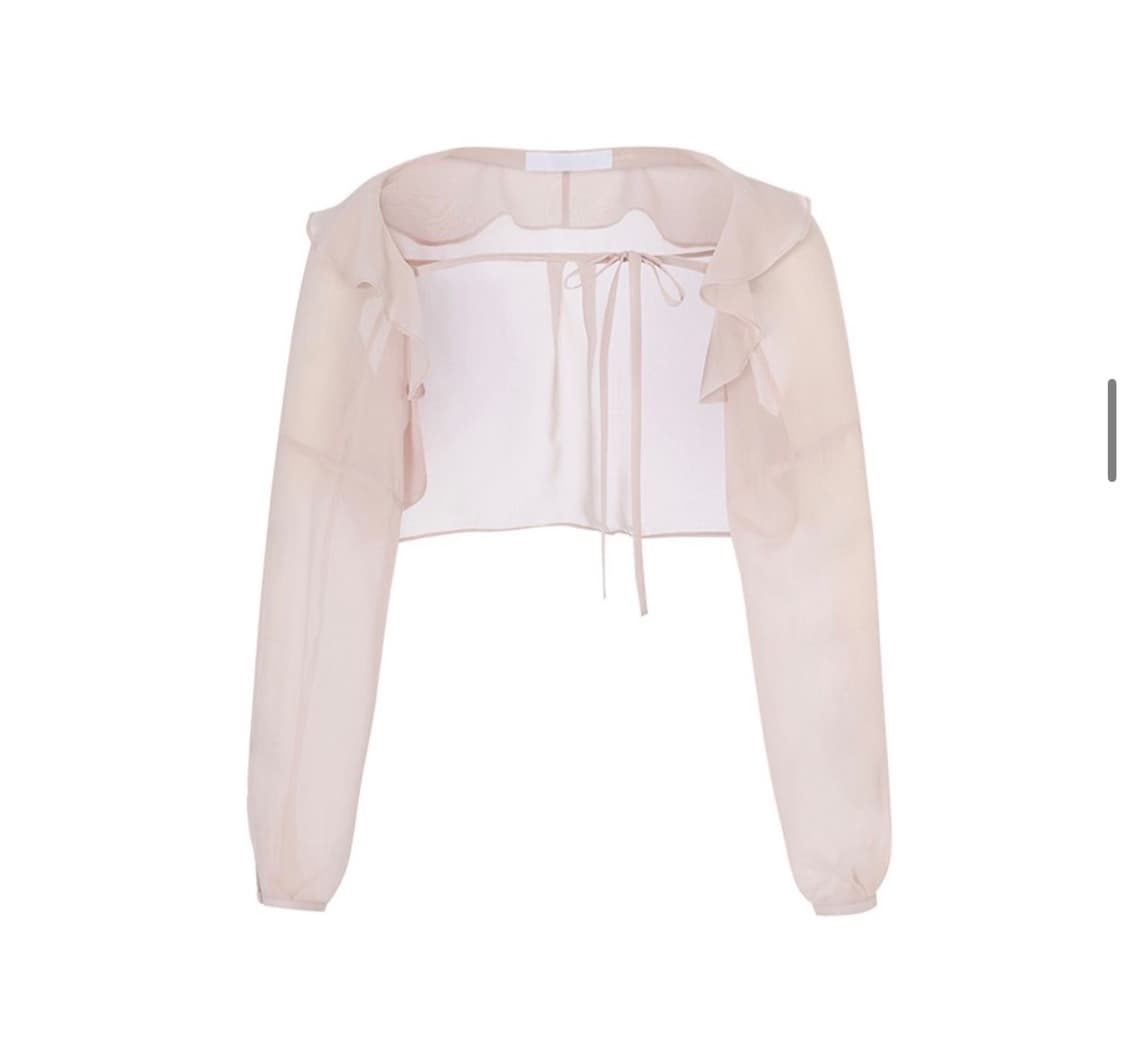 낫유어로즈 쉬폰 볼레로 상품이미지1