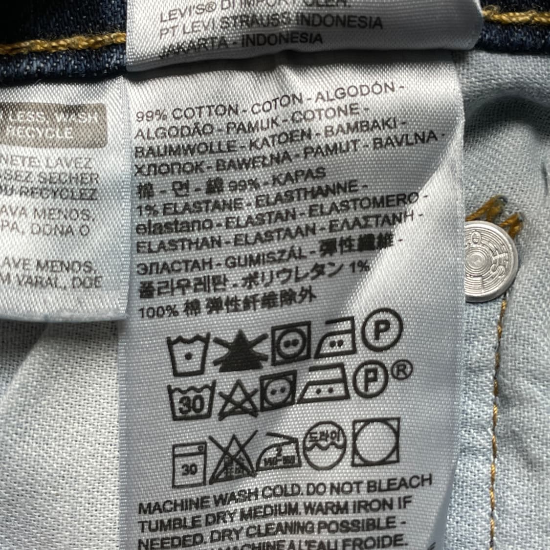 LEVI'S 리바이스514 레귤러 스트레이트핏 데님팬츠 A00680 상품이미지9