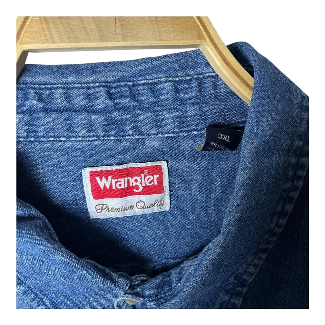 [Wrangler] 렝글러 투포켓 워크 데님셔츠 상품이미지3