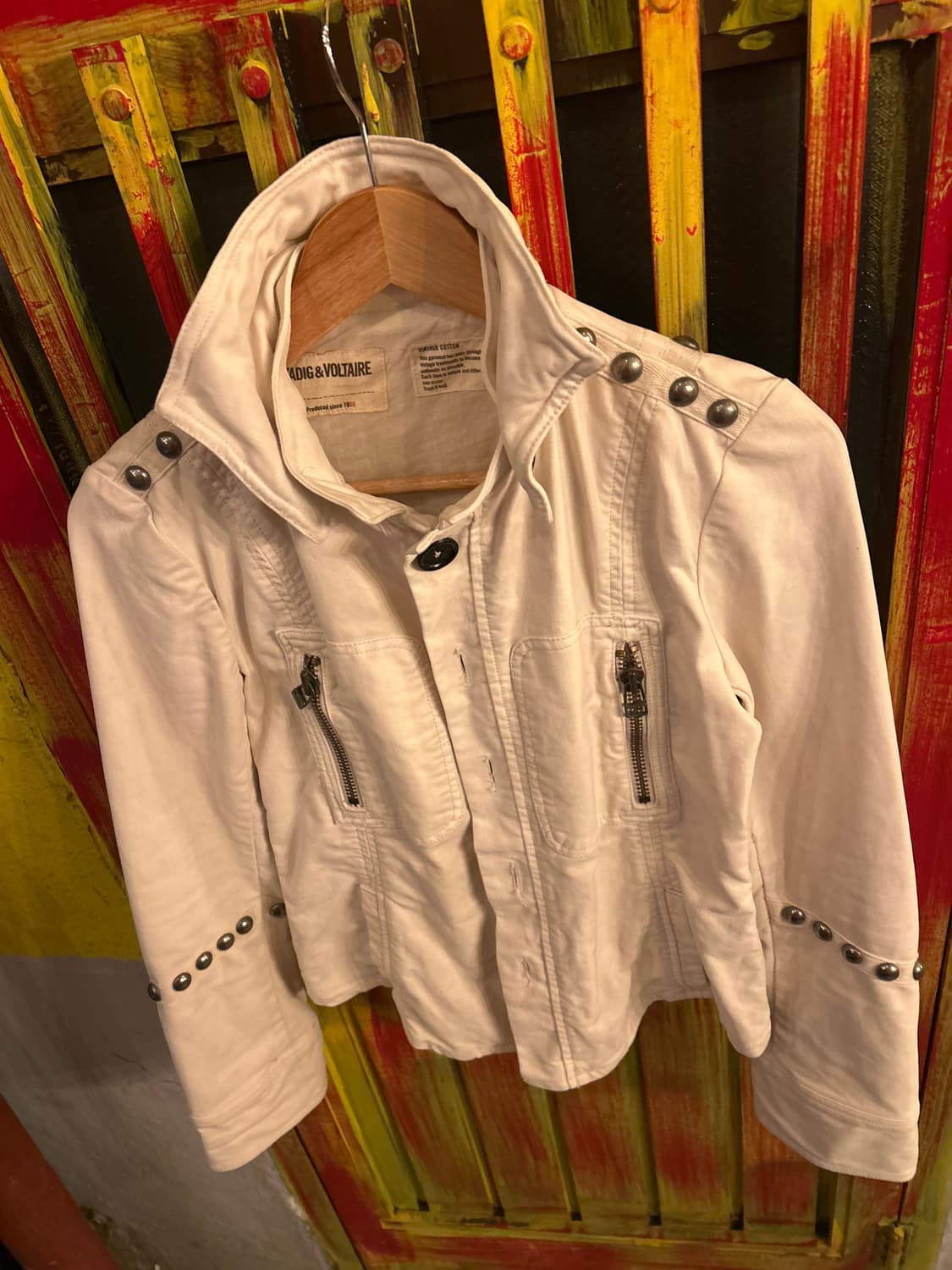 자딕앤볼테르 화이트데님 자켓 상품이미지2