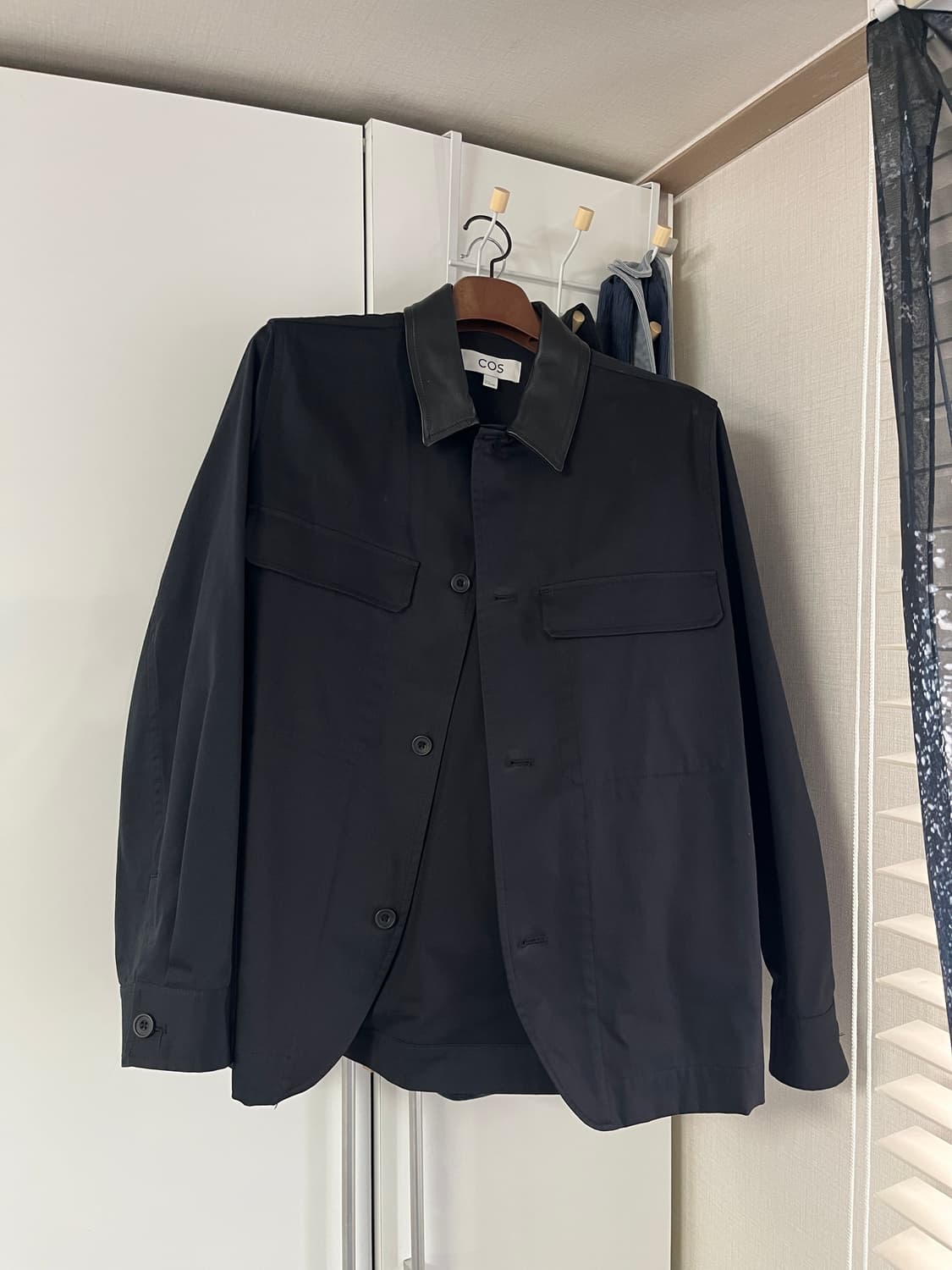 [m] cos 램스킨 카라 셔츠 상품이미지1