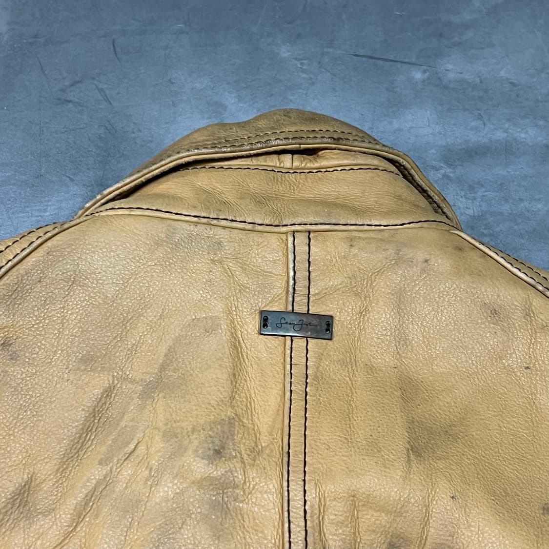  션존 퍼 레더 자켓 y14993 상품이미지8