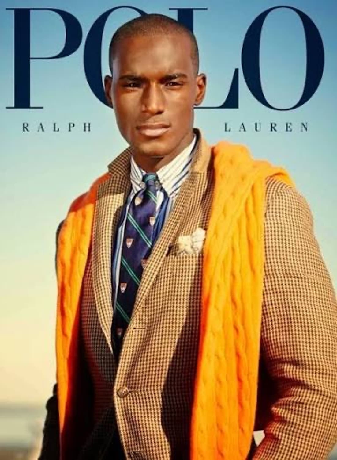 폴로 랄프로렌 울+알파카 헤링본 니트 블레이져 자켓 XL 상품이미지7