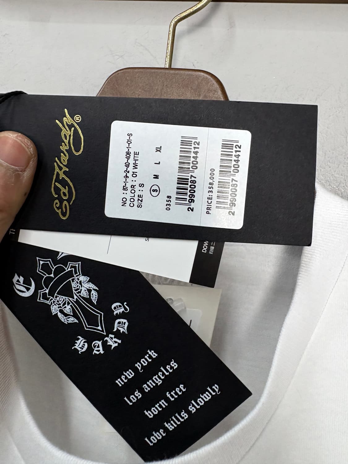 에드하디 타이거 골드 하프 티셔츠 A3646 상품이미지8