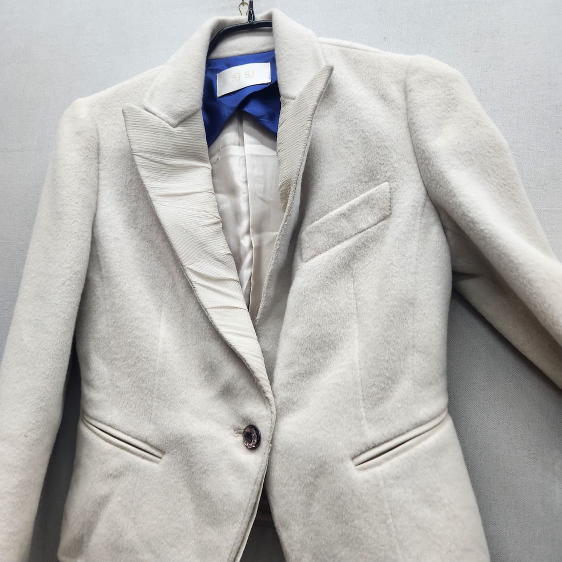 한섬 SJSJ 핸드메이드 숏 자켓(모/앙고라 상품이미지2