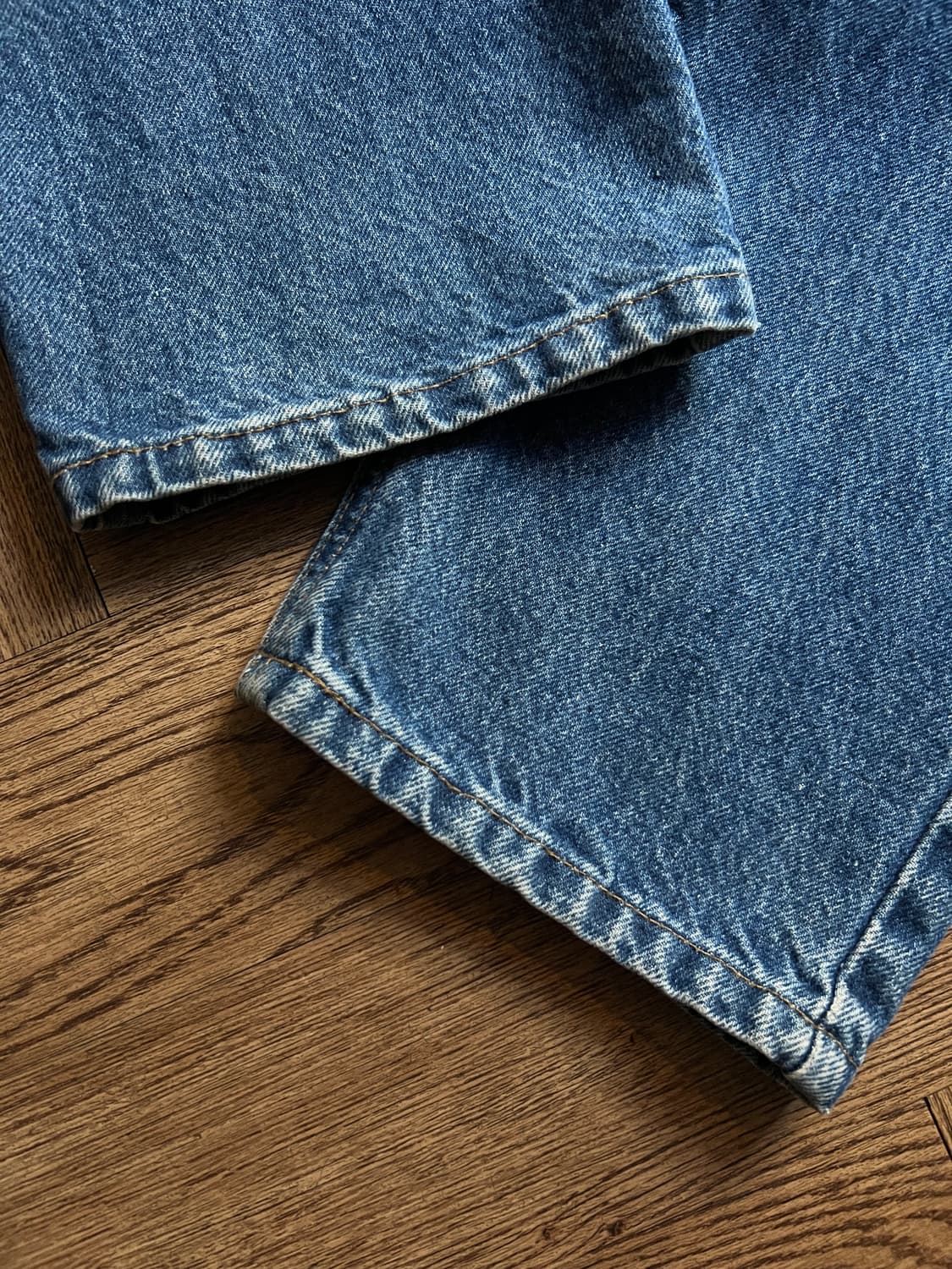 [36]칼하트 USA 미디엄블루 워크 데님 팬츠 상품이미지4