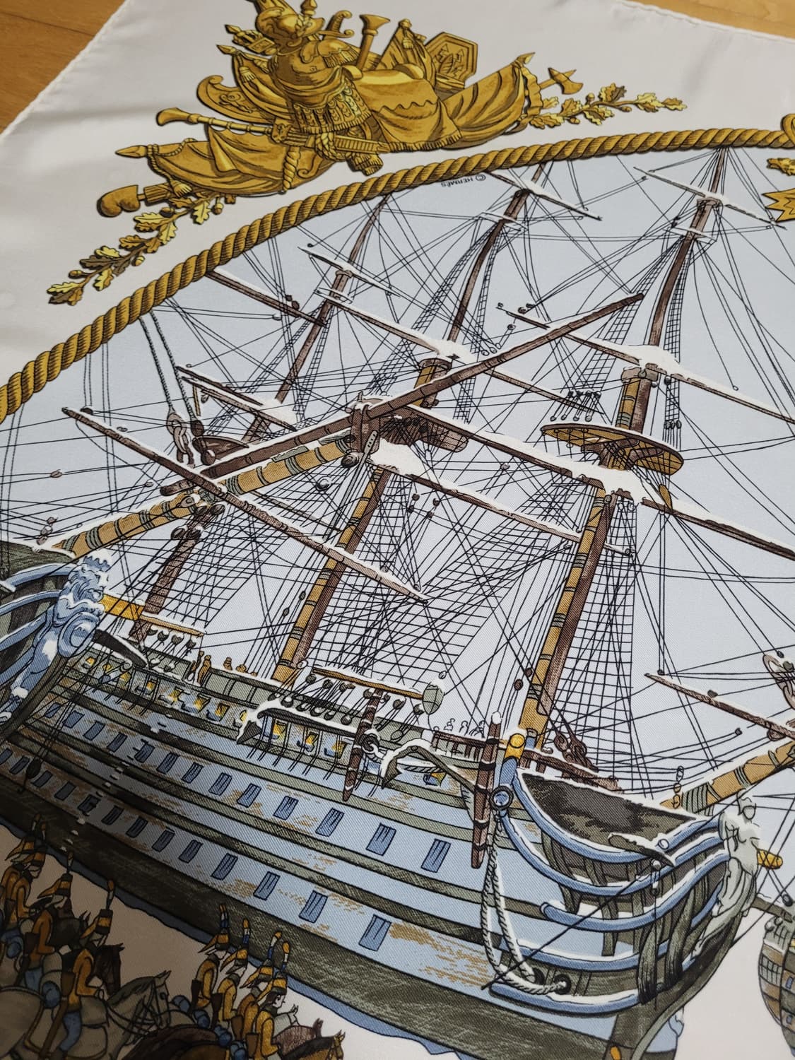 정품 에르메스 까레 실크 스카프 상품이미지4