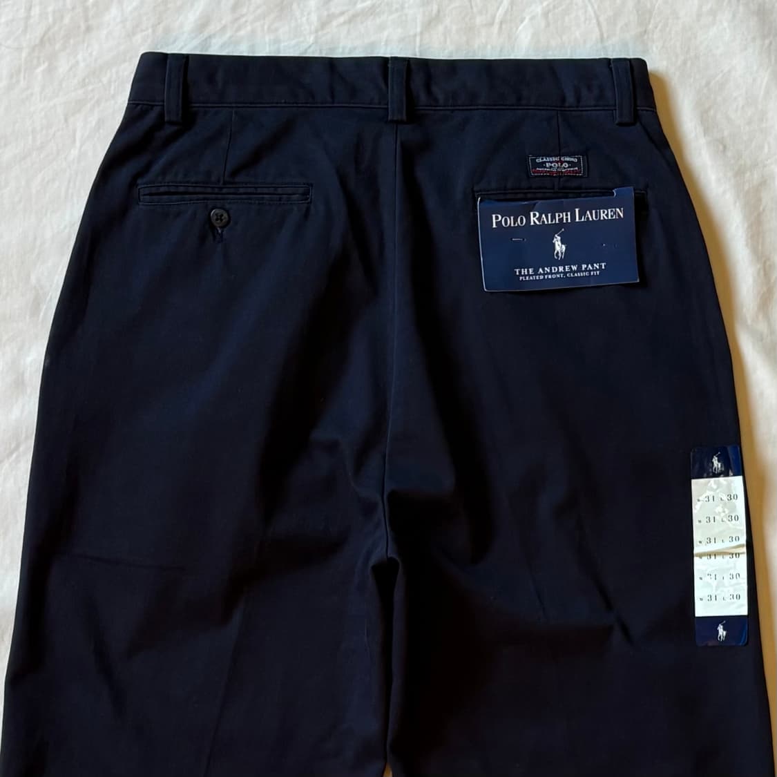[새제품 31] 90s 폴로 랄프로렌 ANDREW 투턱 치노 팬츠 상품이미지8