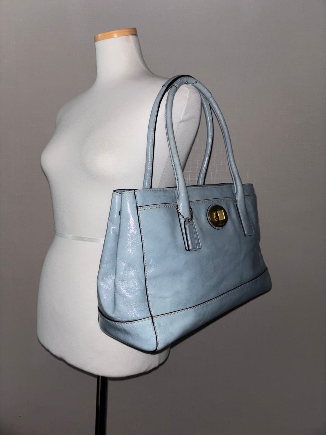 Coach vintage skyblue shoulder bag 상품이미지4
