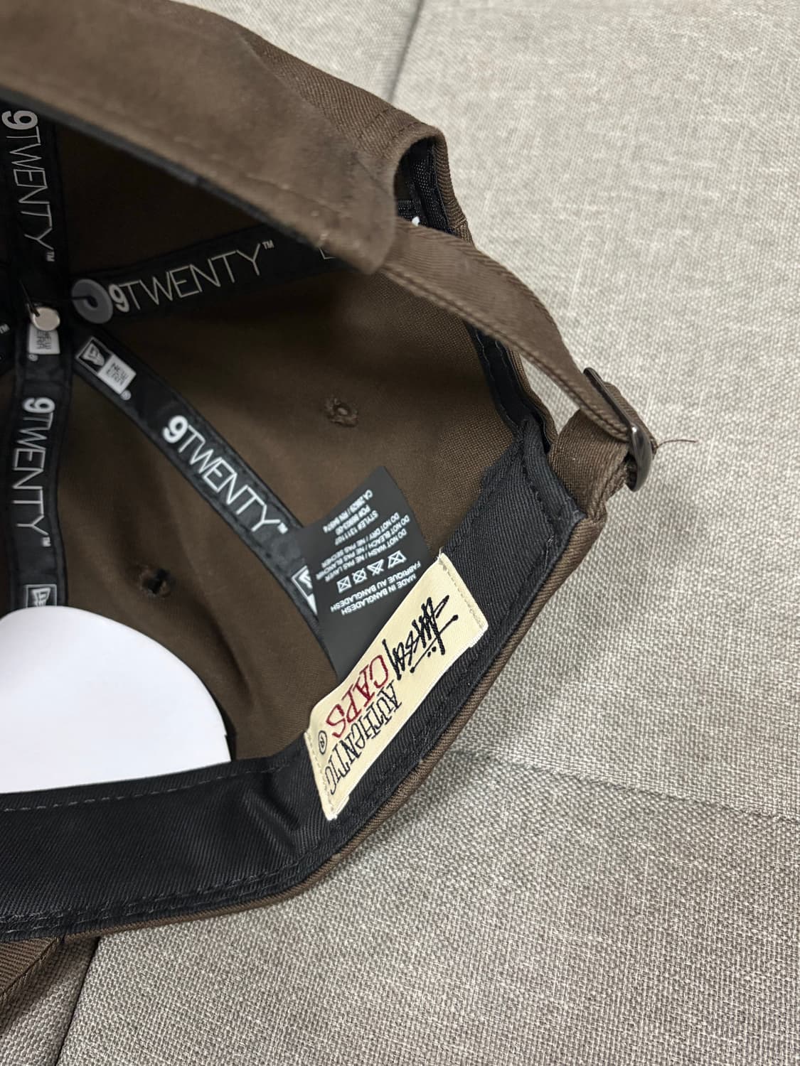 (새상품)스투시 뉴에라 모자 월넛 색상 상품이미지2