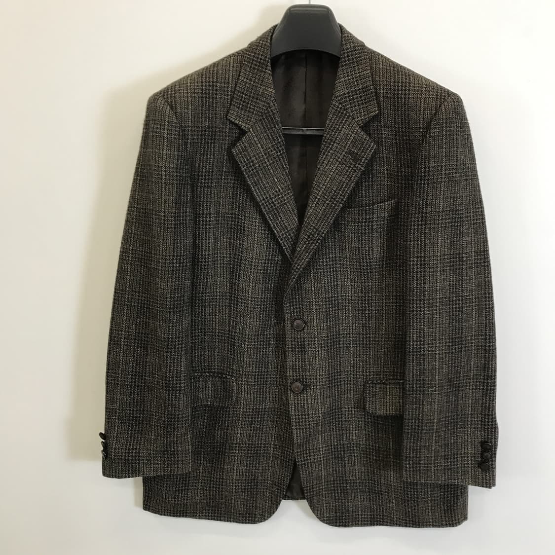 발망 BALMAIN 골든텍스 알파카 울체크자켓 [105] 상품이미지1