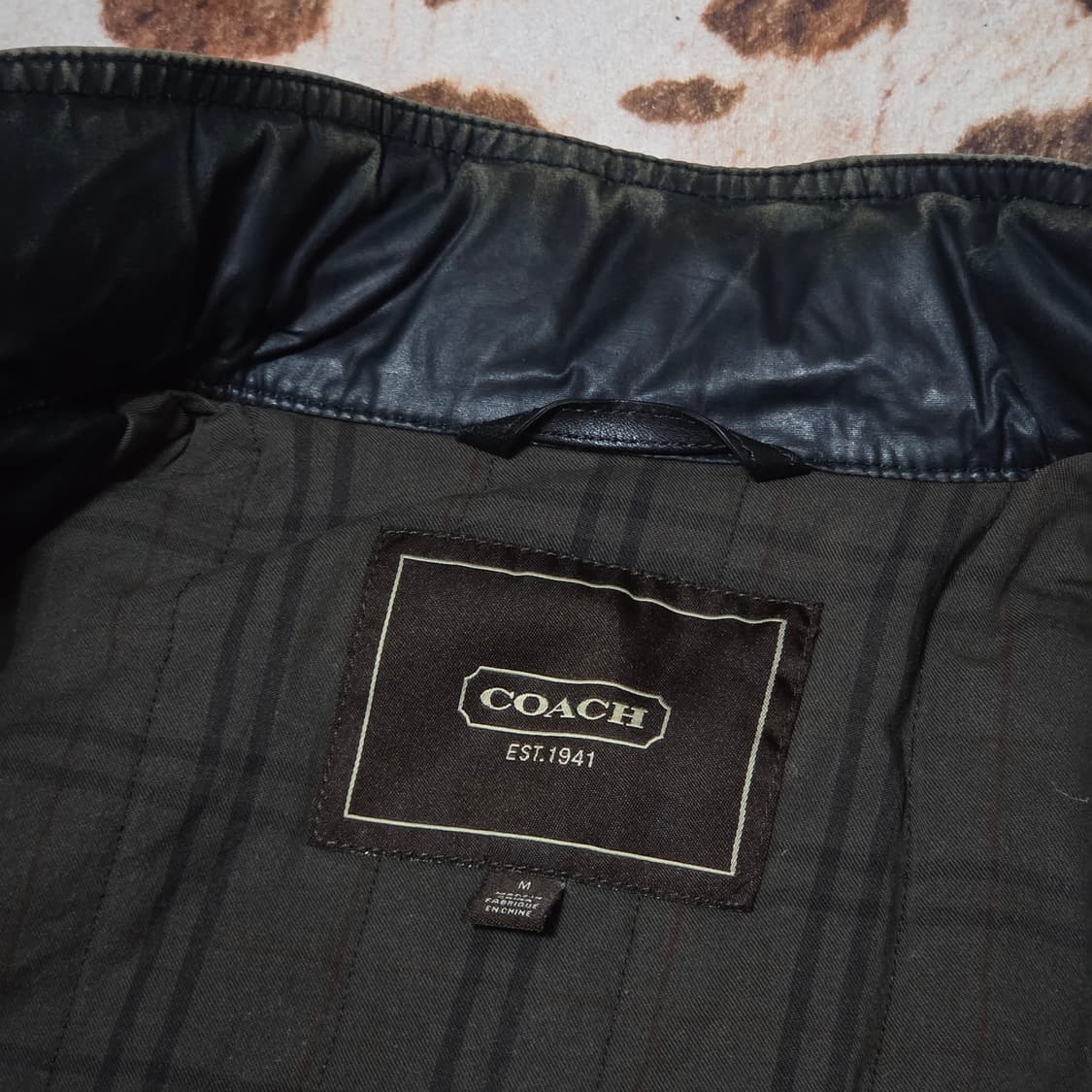 코치 왁스 코팅 밀리터리 필드 자켓 상품이미지9