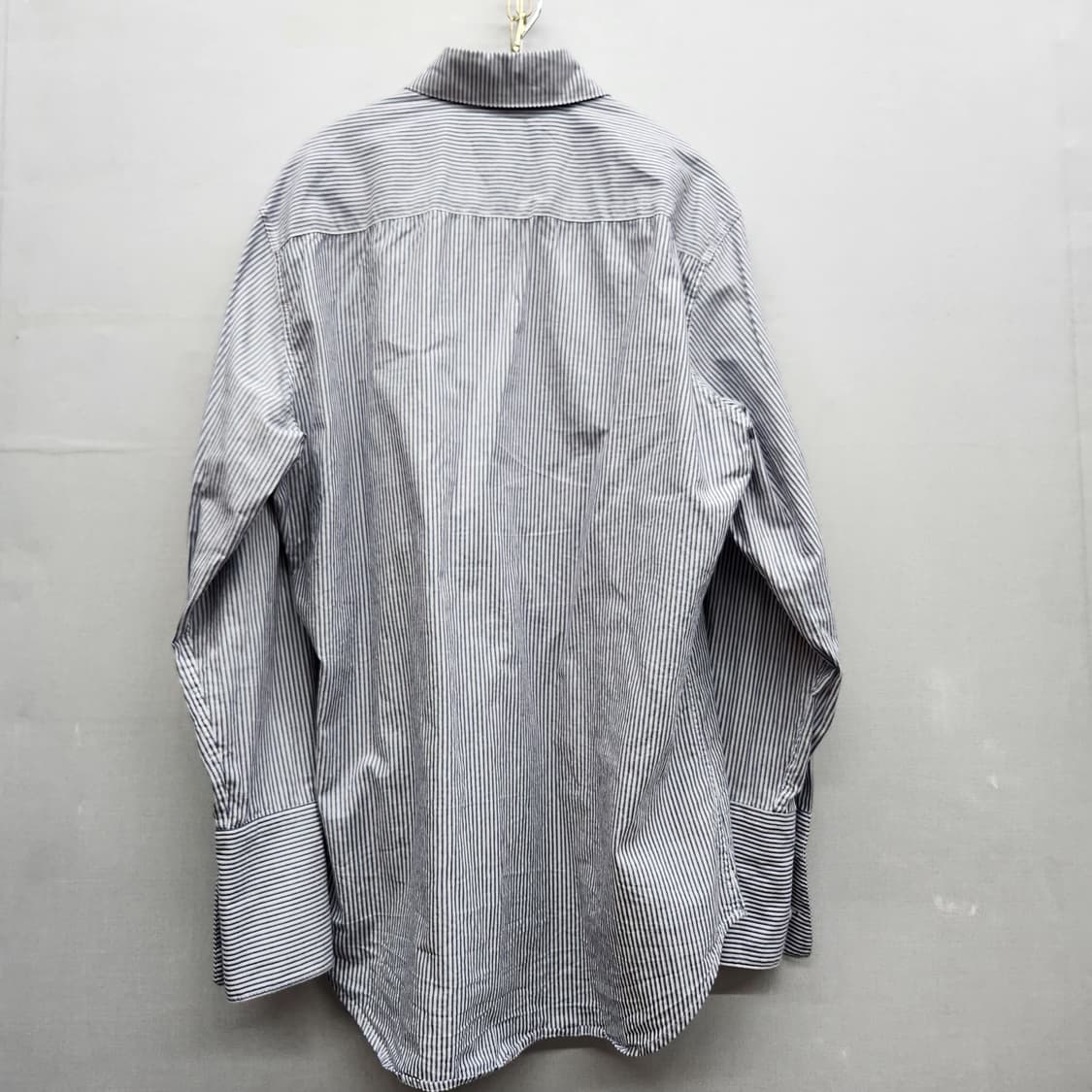 유메르 스트라이프 커프스 셔츠 L 상품이미지5
