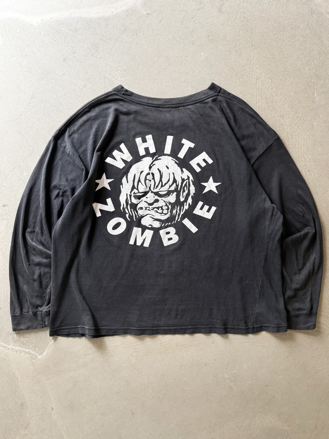 90s White Zombie Distressed Long Sleeve 상품이미지5