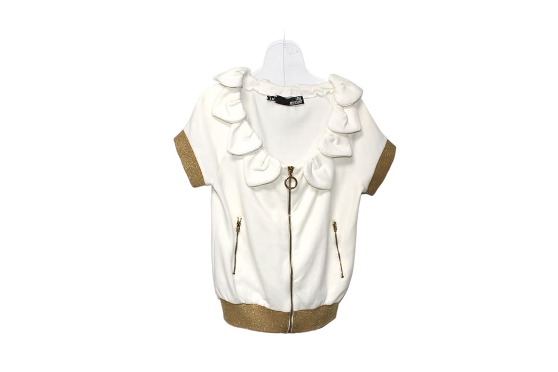 2002 AW LOVE MOSCHINO 러브모스키노 플라워 집업 가디건 상품이미지1