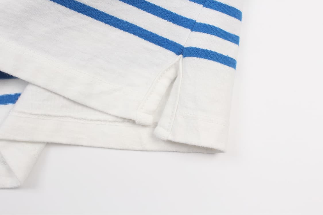 HORIZON DREAM Stripe Shawl Collar T-Shir 상품이미지6