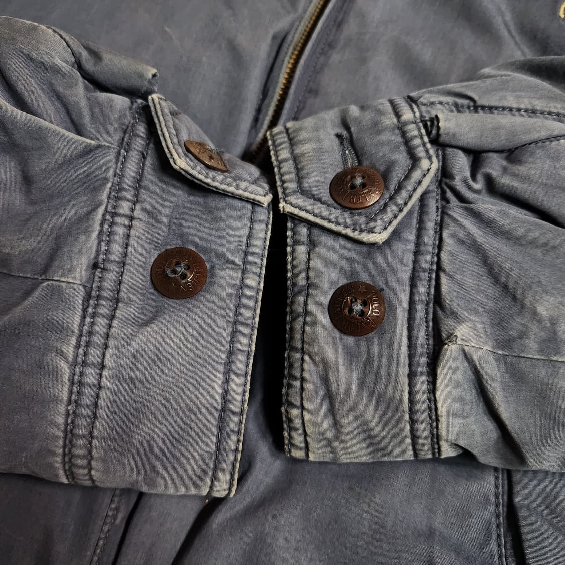 [XL] 폴로 랄프로렌 빈티지 블루종 패딩 자켓 H430 상품이미지7