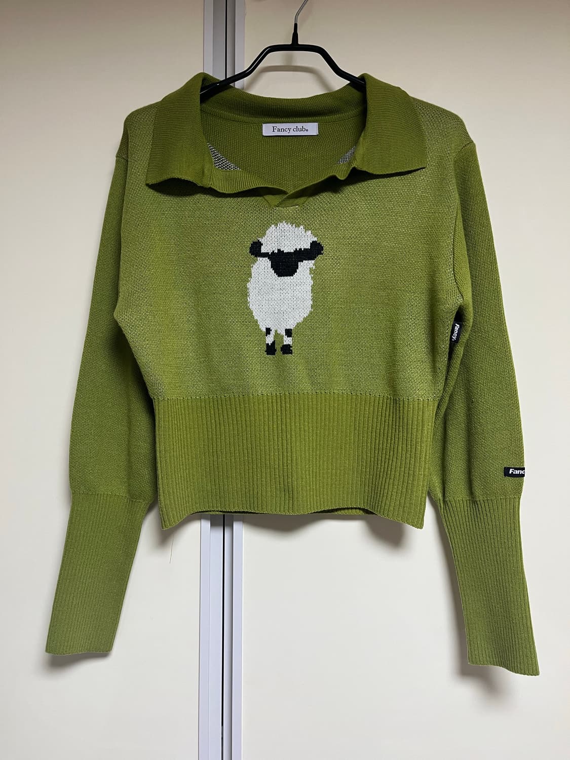 팬시클럽 크롭 니트 상품이미지4