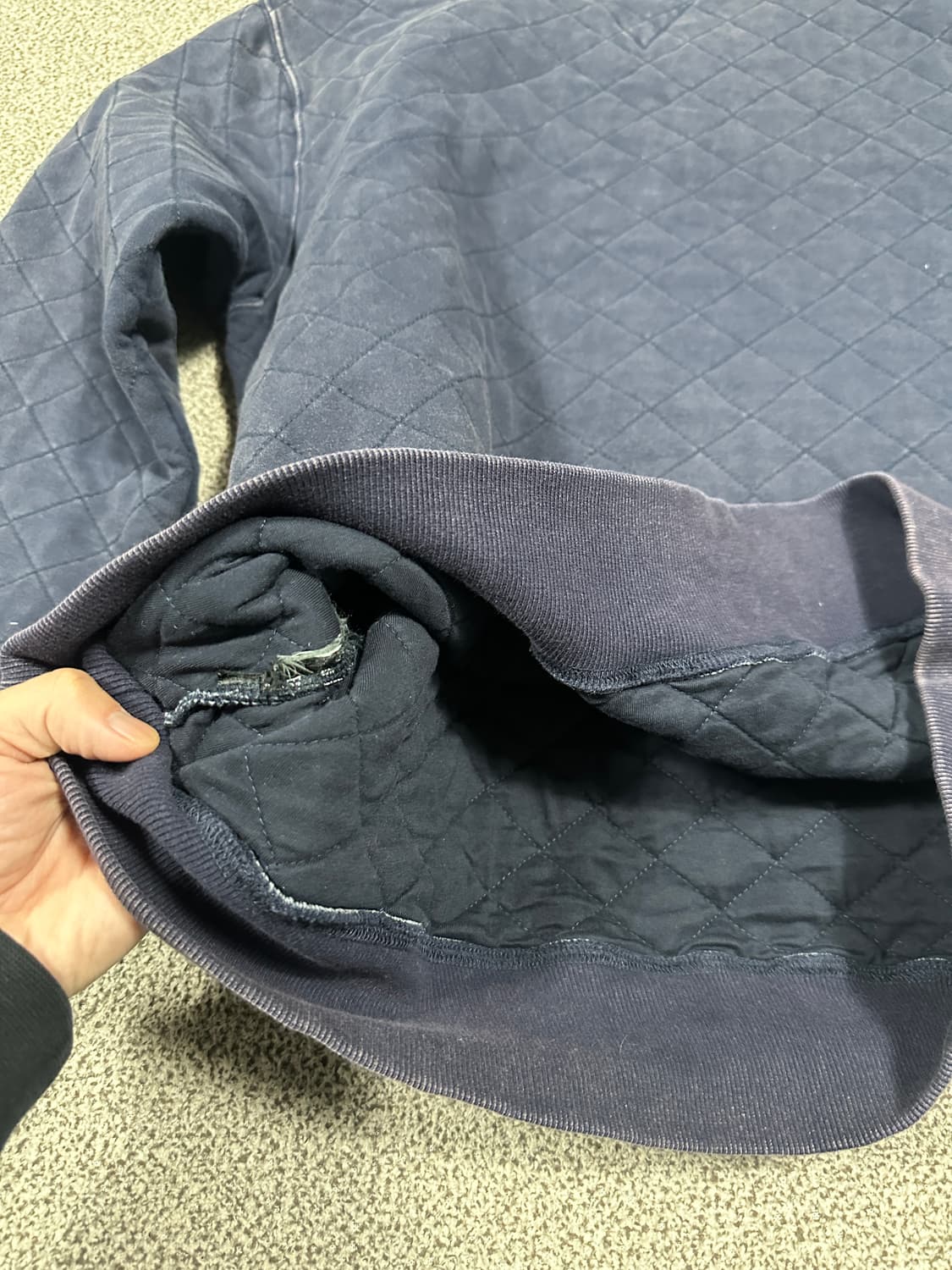 더블알엘 퀼팅 맨투맨 XL 상품이미지10