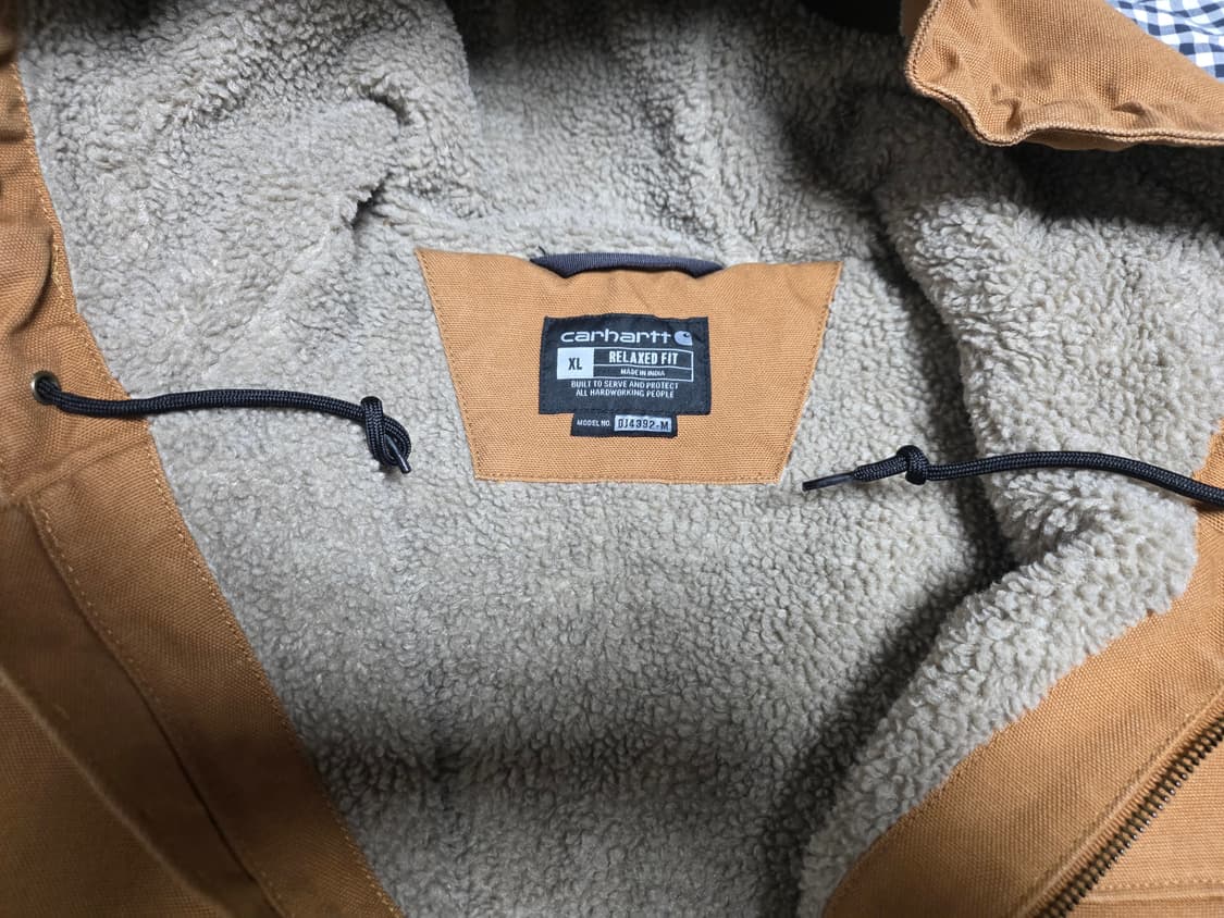 칼하트 워시드 덕 셰르파 자켓 상품이미지2