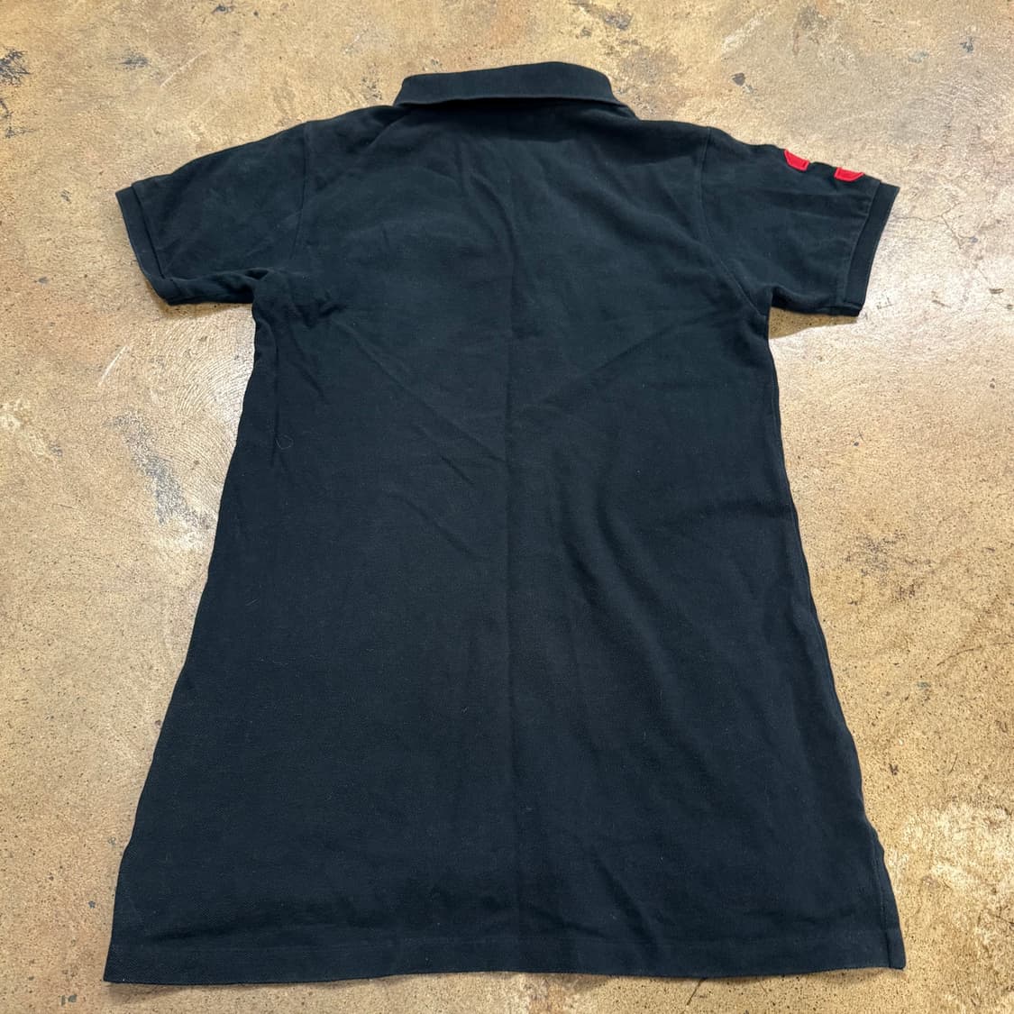 폴로 랄프로렌 블랙 멀티 빅포니 카라 반팔 티 상품이미지3