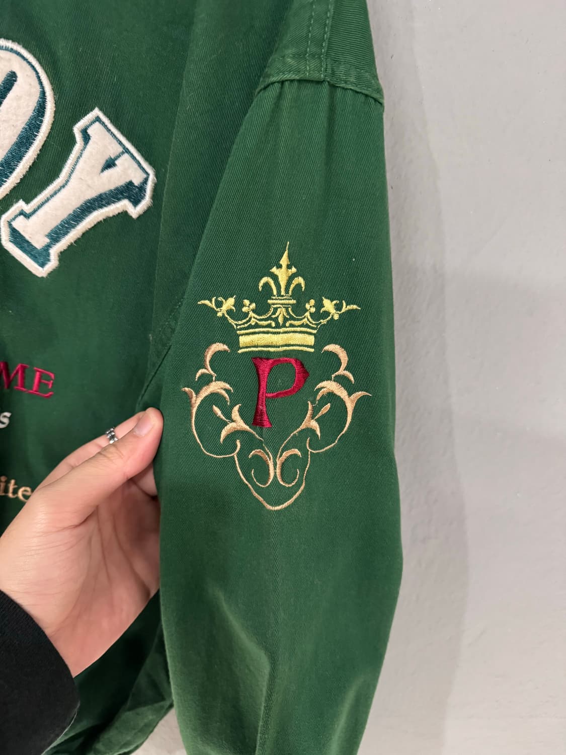 90s POSHBOY 자수 봄버자켓 상품이미지7