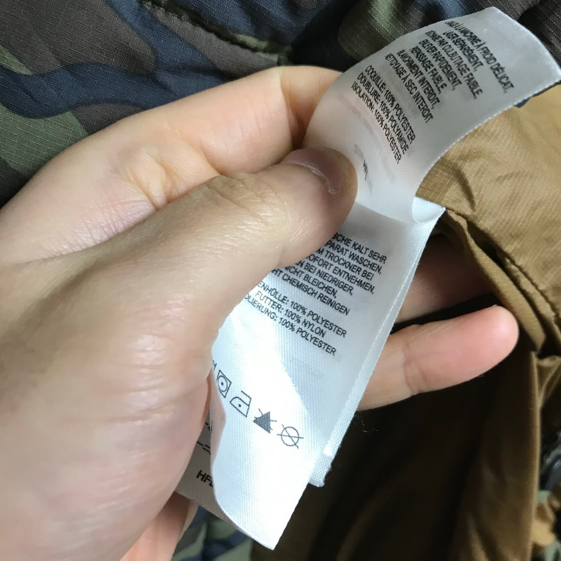 컬럼비아 카모플라쥬 일제 고프코어 반자켓점퍼(플렛폼 여러곳에 10이상 판 상품이미지5