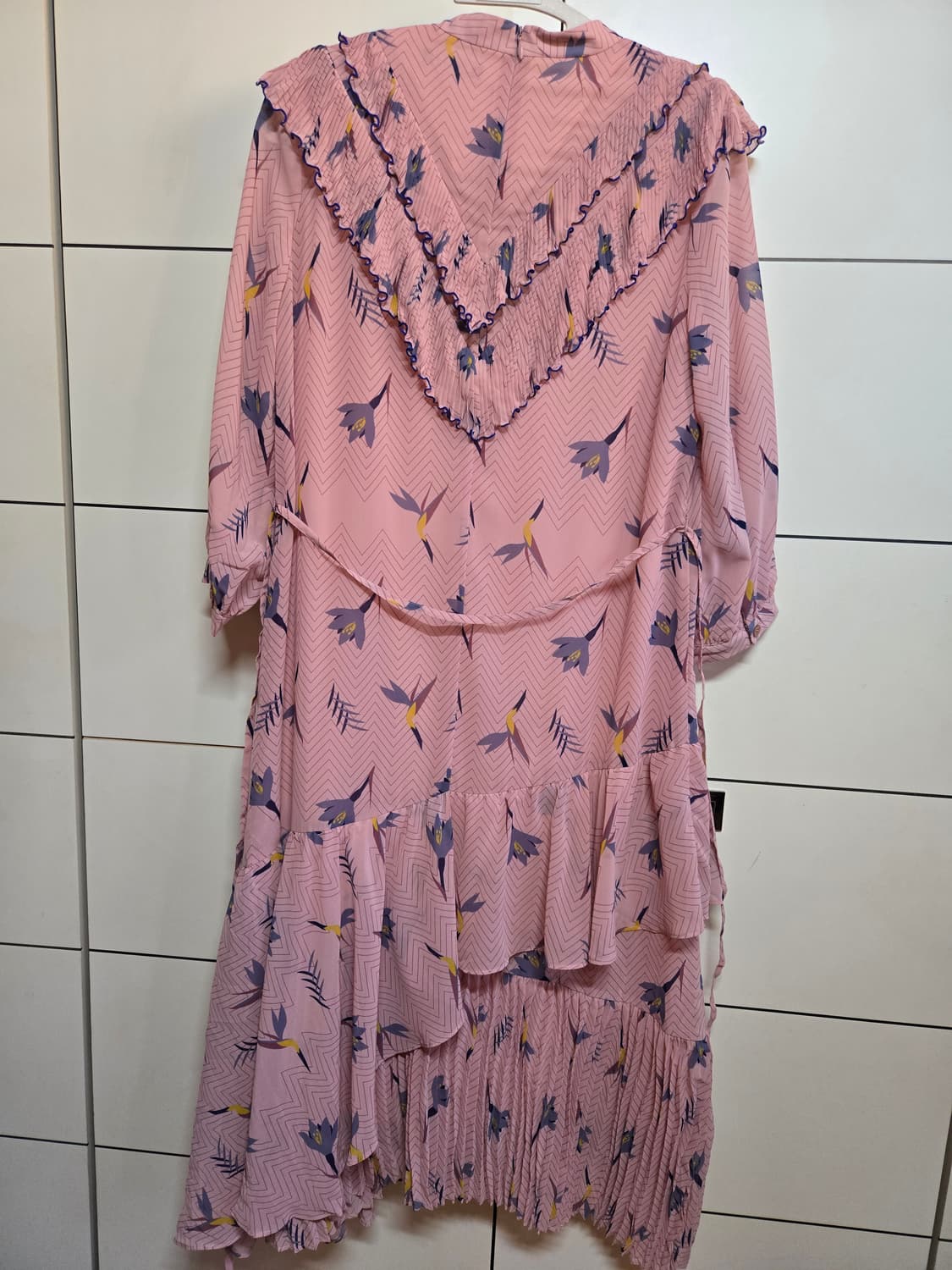 오앨 인디핑크 쉬폰 원피스(새상품) 상품이미지5