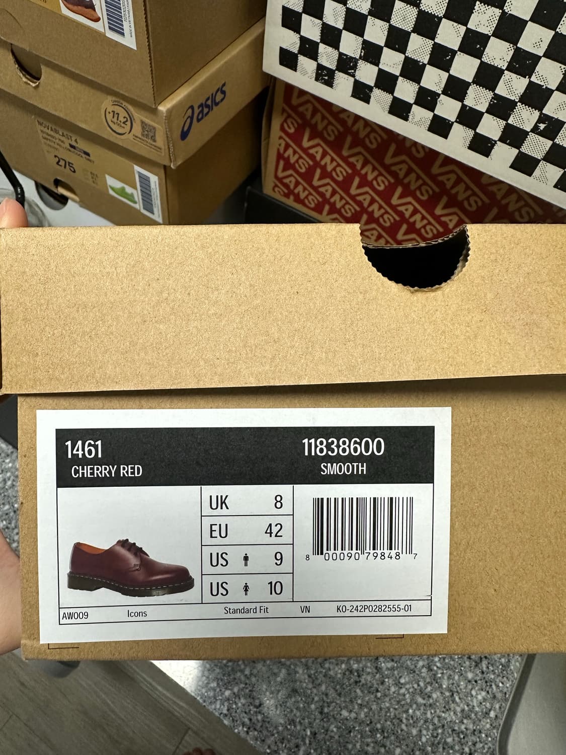 270 닥터마틴 1461 스무스 체리레드 상품이미지10