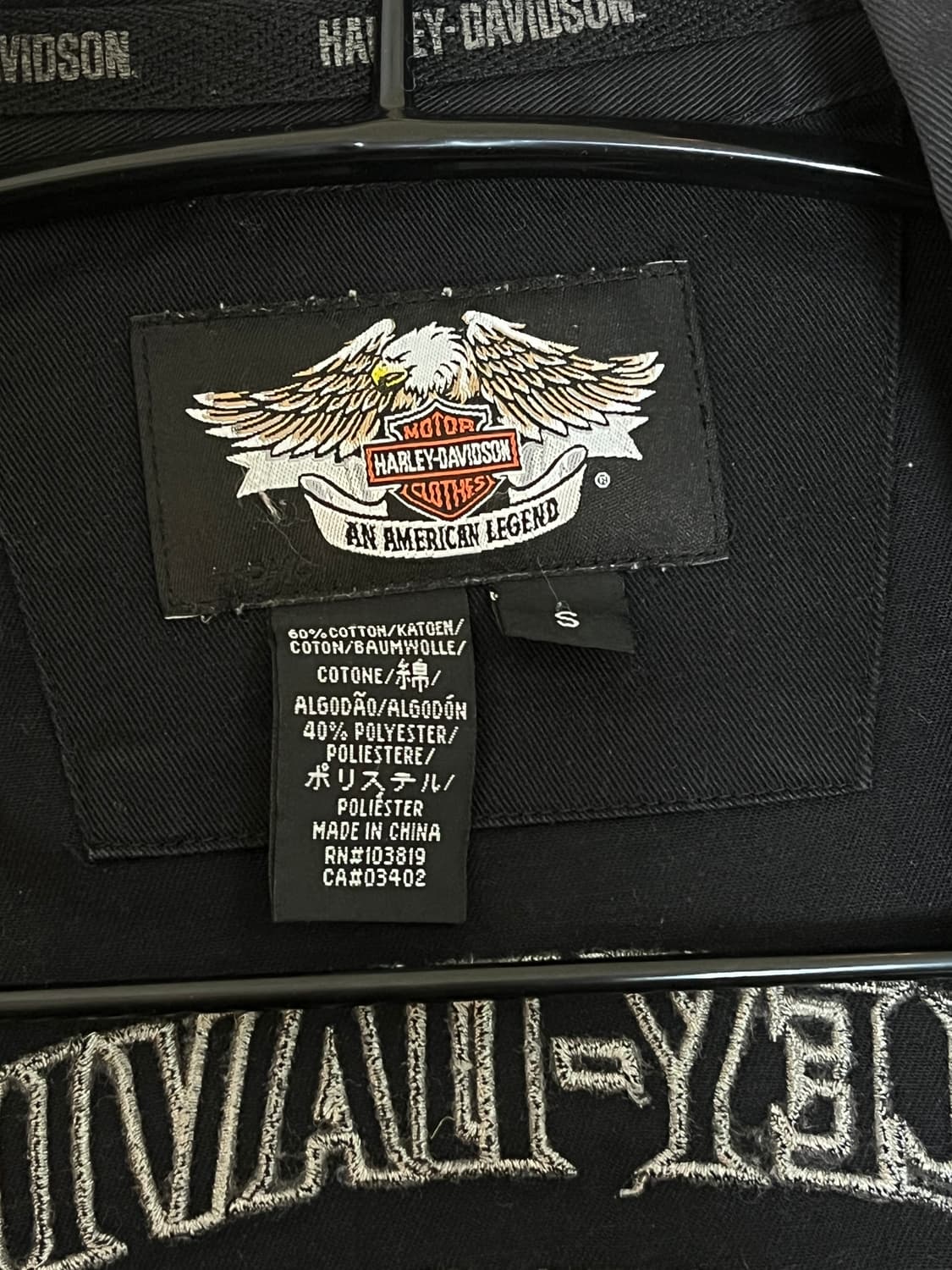 Harely davidson skull black shirt 상품이미지7