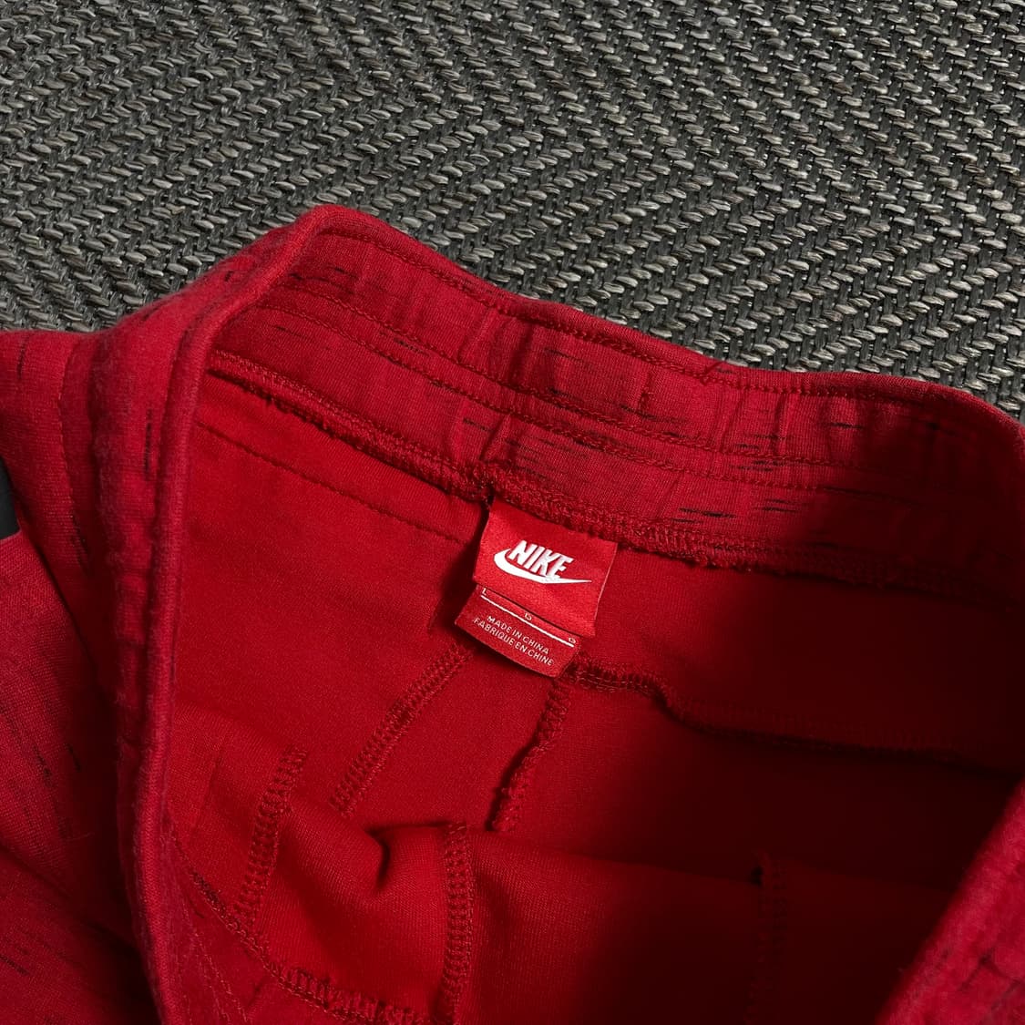 나이키 테크 플리스 쇼츠 크림슨 레드y 3998 상품이미지4