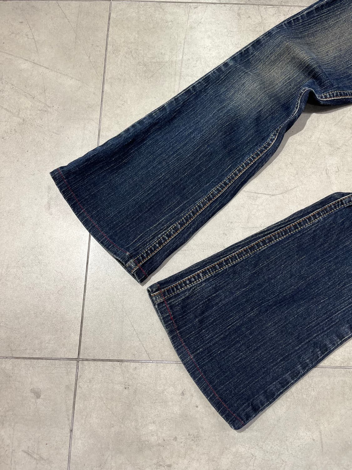 일본 빈티지 워싱 부츠컷 데님 팬츠 상품이미지6